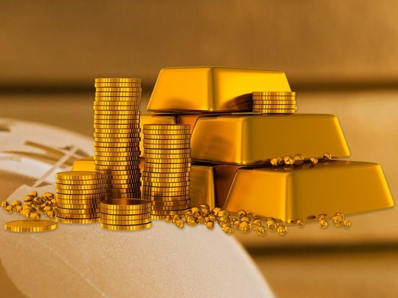 Giá vàng giao ngay chốt phiên cuối tuần qua tại Mỹ tăng 24,2 USD