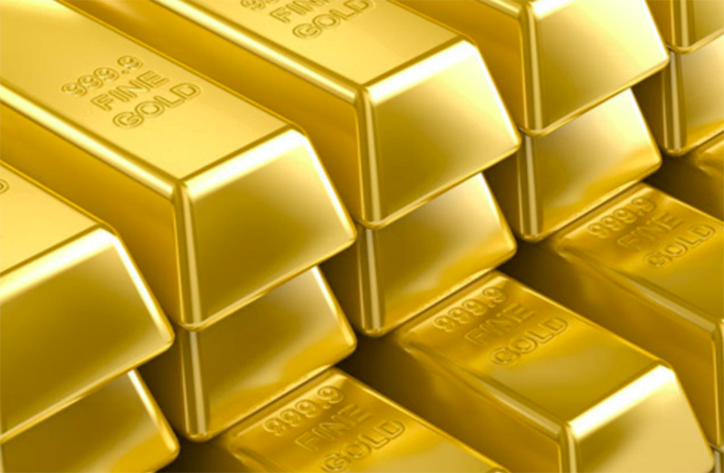 Giá vàng giao ngay chốt phiên cuối tuần tại Mỹ tăng 24,2 USD