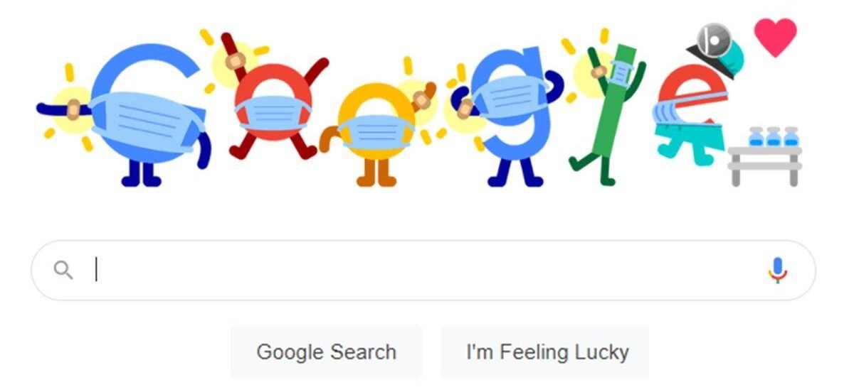 Google Doodle tri ân những anh hùng tuyến đầu chống dịch Covid-19