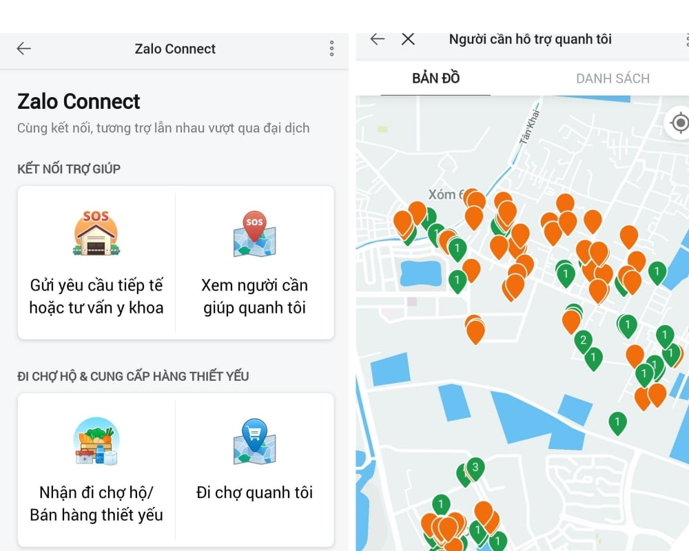 Zalo Connect cập nhật tính năng “Đi chợ" gần nhà thuận tiện, an toàn